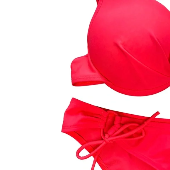 Body Glove Neon Pink Push Up Bikini Size XS - Picture 8 of 13